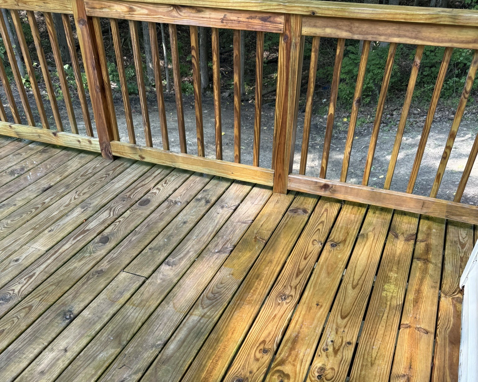 Before: Deck Restoration and Staining