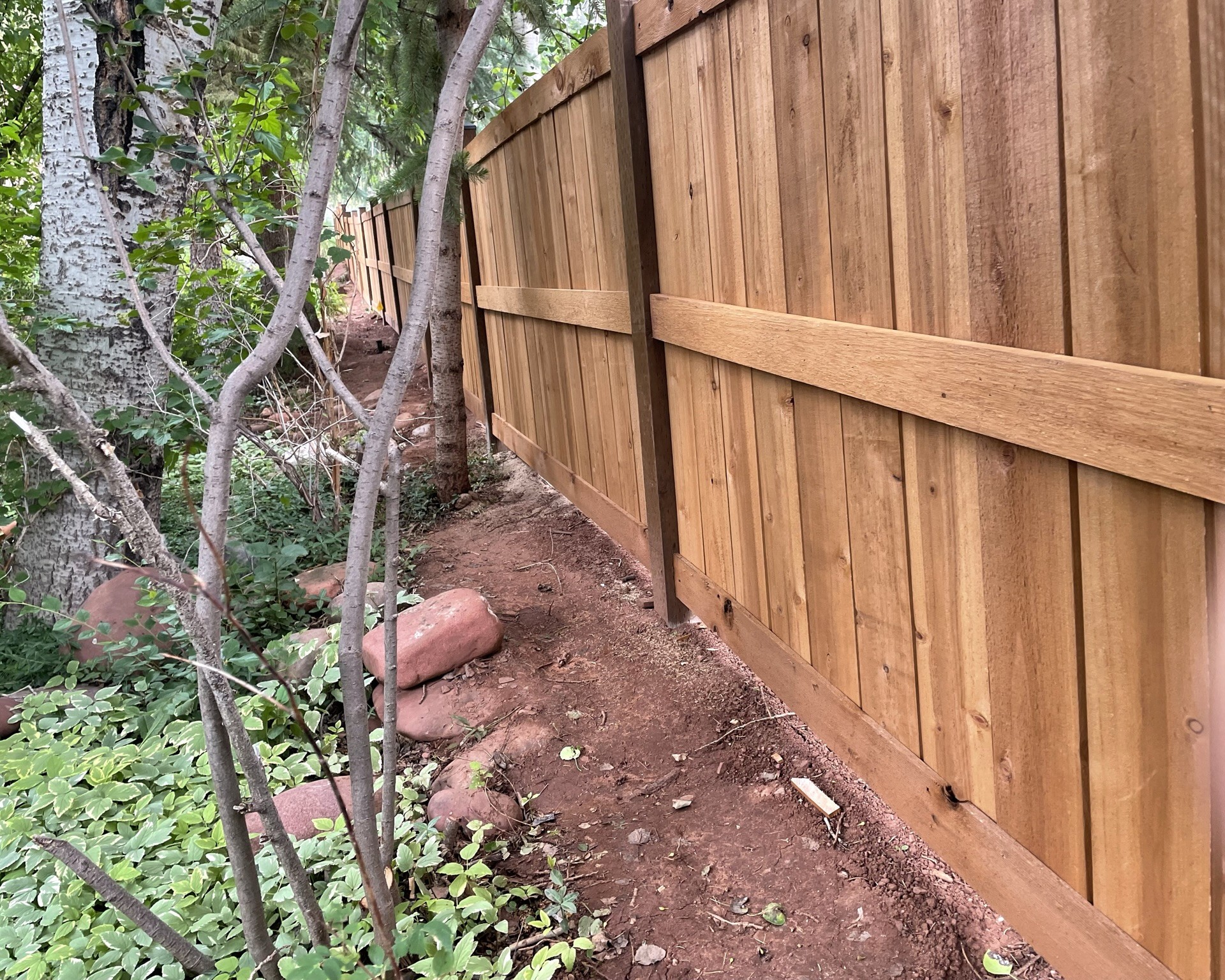 After: Fence Installation or Replacement